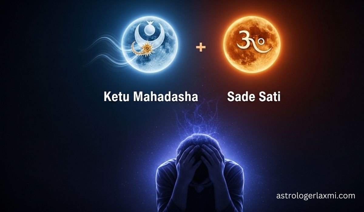 ketu Mahadasha and Sade Sati together