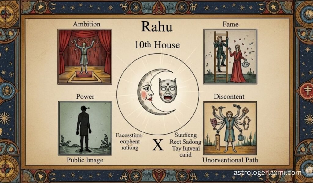What Rahu in the 10th Can Bring