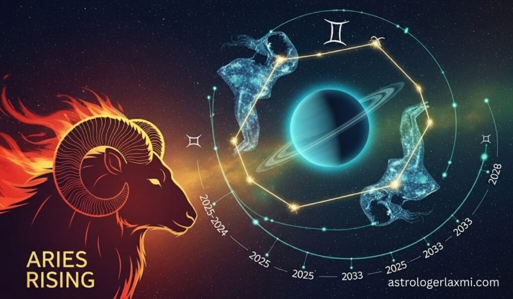 Uranus in Gemini (2025–2033) for Aries Rising